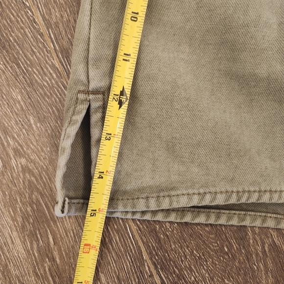One Teaspoon Vanguard Mid Rise Relaxed Denim Skirt In Olive Size 27 Brand New - Picture 11 of 13